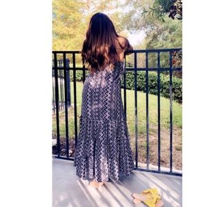 Earthbound Black & White Maxi Dress 🖤🖤🖤